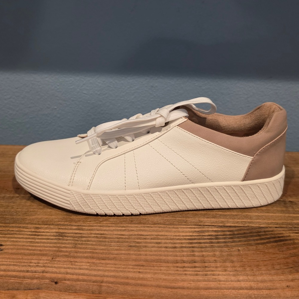 Soul Naturalizer Womens Sneaker‎ White Tan Lace Up Casual Low Top Shoes 8 - Picture 9 of 11